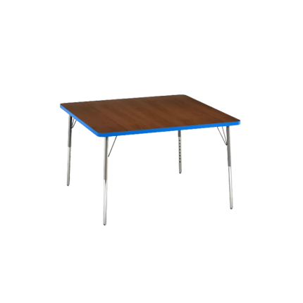 Image showing Caribou Square Activity Table with HPL top, adjustable height, and premium powder coat finish.