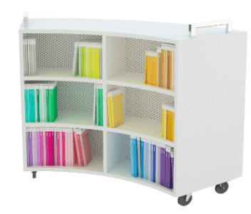 library and learning commons, library furniture, library shelving