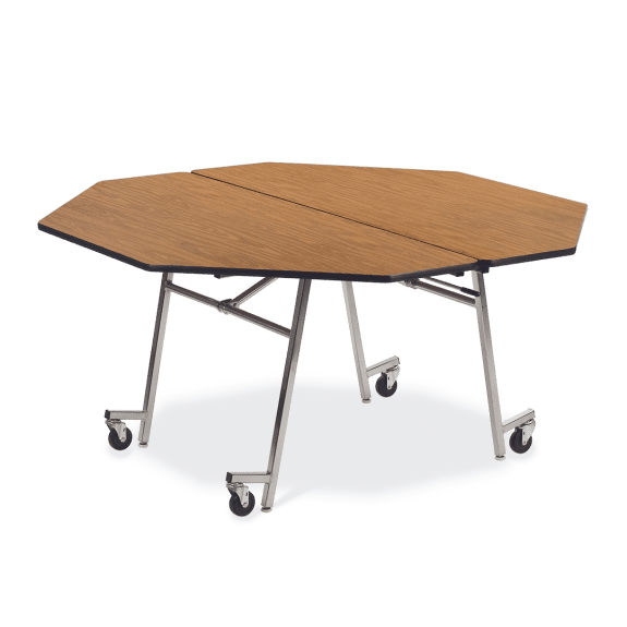 mt-series-60-octagon-mobile-table MT-Series 60" Octagon Table - Mobile: A versatile and stylish addition for dynamic cafeterias or events.