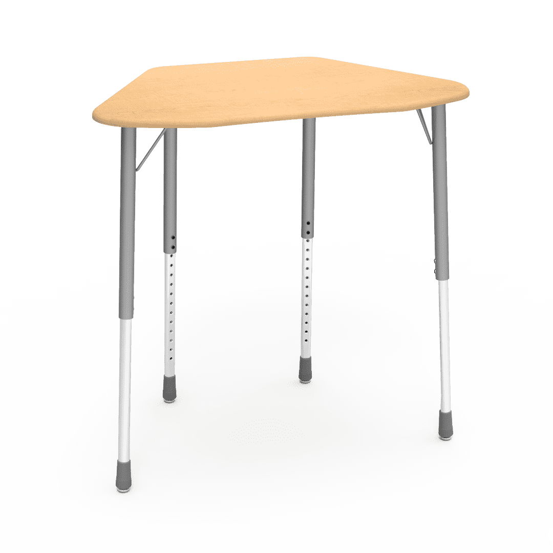 zuma-series-desk-trapezoid-21-x-33-top trapezoid desk, classroom desks, classroom furniture