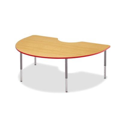 Inspire Kidney Activity Table - A versatile and durable surface for collaborative learning, with adjustable height and premium finish.