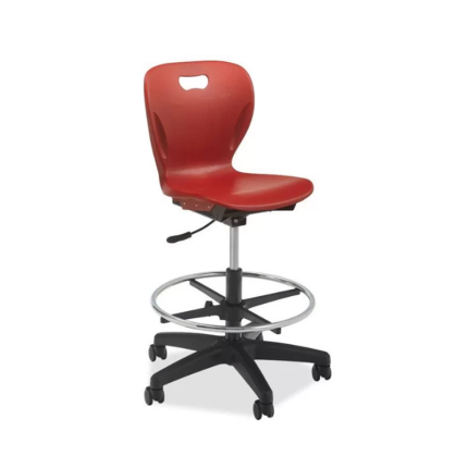 Explorer Gas-Lift Lab Chair with adjustable height, ideal for laboratory environments.