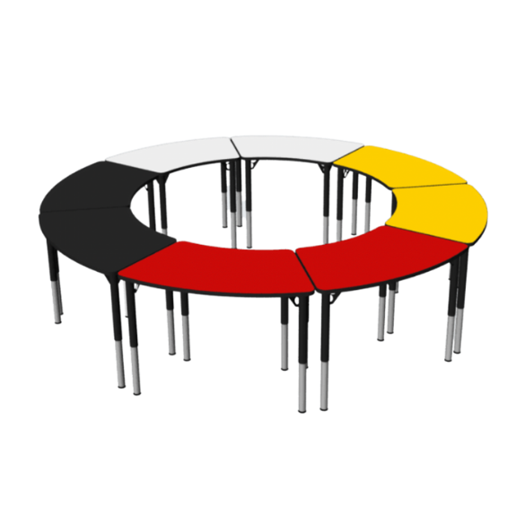 medicine wheel table, classroom tables, indigenous tables, native tradition tables