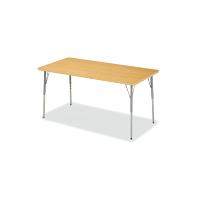 Caribou Rectangular Table with HPL Top and Adjustable Height