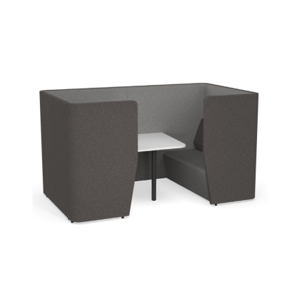 Motion Meeting - A 4-seater booth providing privacy and comfort for focused collaboration.