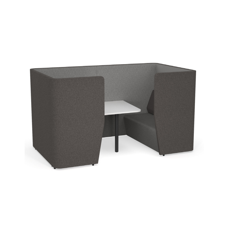 Meeting Motion Motion Meeting - A 4-seater booth providing privacy and comfort for focused collaboration.