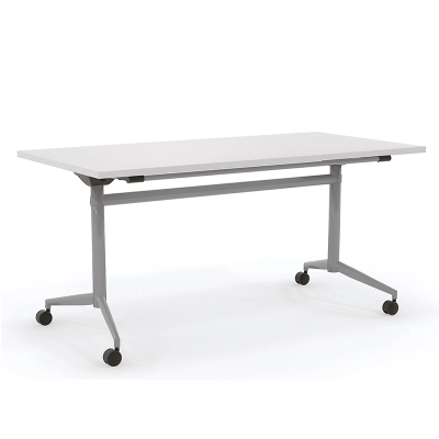 Uni Flip Top Table - 30x60": A versatile and stylish solution for modern workspaces and events. Easy to flip and move with locking castors.